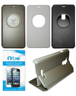 TBZ Premium Leather Window Flip Cover Case for Coolpad Note 3