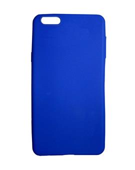 TBZ Rubberised Silicon Soft Back Cover Case for OnePlus 5  -Blue