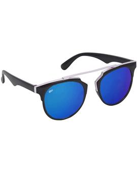 TBZ Blue Clubmaster Mercury Sunglasses