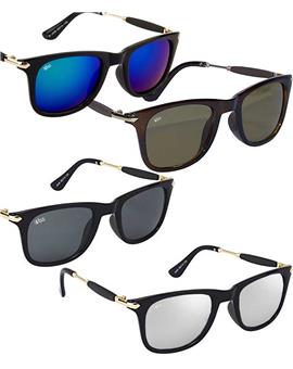 TBZ Rubber Stick Square Wayfarer Sunglasses