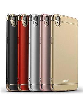 TBZ Cover for Xiaomi Redmi Note 5 Pro, Ultra-thin 3 in 1 Anti-Scratch Anti-fingerprint Shockproof Resist Cracking Electroplate Metal Texture Armor PC Hard Back Case Cover