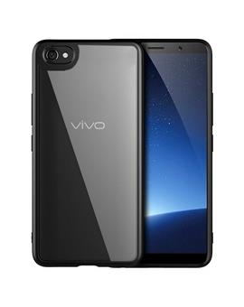 TBZ Transparent Hard Back with Soft Bumper Case Cover for Vivo Y71