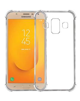 TBZ Transparent Bumper Corner TPU Case Cover for Samsung Galaxy J7 Duo