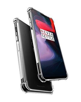 TBZ Transparent Bumper Corner TPU Case Cover for OnePlus 6