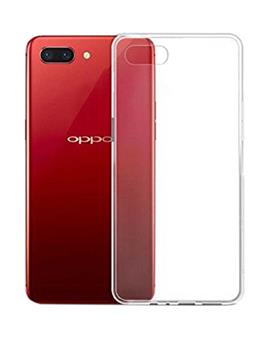 TBZ Soft Silicone TPU Transparent Clear Back Case Cover for Oppo A3s