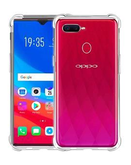 TBZ Cover for Oppo F9 Pro- Soft Silicone TPU Transparent Bumper Corner TPU Case Cover