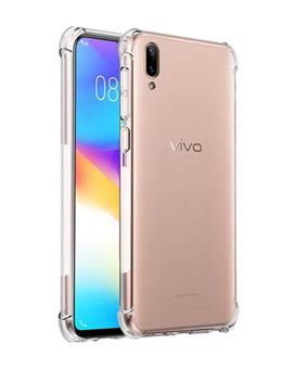 TBZ Cover for Vivo V11 Pro Soft Silicone TPU Transparent Bumper Corner TPU Case Cover