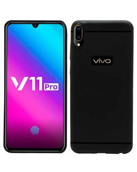 TBZ Soft Silicone TPU Slim Back Case Cover for Vivo V11 Pro