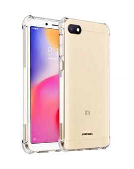 TBZ Cover for Xiaomi Redmi 6A Soft Silicone TPU Transparent Bumper Corner TPU Case Cover