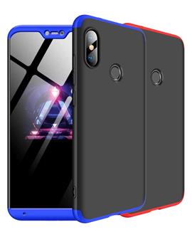 TBZ Cover for Xiaomi Redmi Note 6 Pro Ultra thin 3-In-1 Slim Fit Complete 3D 360 Degree Protection Hybrid Hard Bumper Back Case Cover for Xiaomi Redmi Note 6 Pro