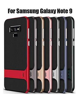 Samsung Galaxy Note 9 - Dual Layer Armor PC Frame TPU Shock Proof Silicone Kickstand Back Cover Case for Samsung Galaxy Note 9