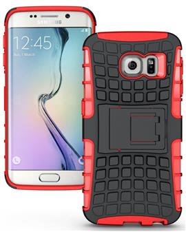 TBZ Hard Grip Rubberized Kickstand Back Cover Case For samsung Galaxy S7 edge