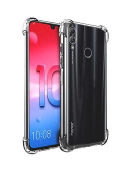 RRTBZ Cover for Huawei Honor 10 Lite Transparent Bumper Corner Soft Silicon Flexible TPU Case Cover for Huawei Honor 10 Lite