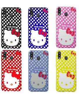 Hello Kitty Print Soft Silicone TPU Back Case Cover for Samsung Galaxy M20