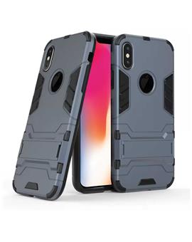 Case for iPhone X Tough Heavy Duty Shockproof Armor Defender Dual Protection Layer Hybrid Kickstand Back Case Cover for Apple iPhone X / XS