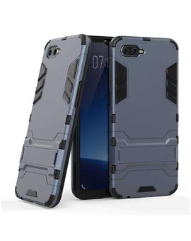 Case for Oppo K1 Tough Heavy Duty Shockproof Armor Defender Dual Protection Layer Hybrid Kickstand Back Case Cover for Oppo K1