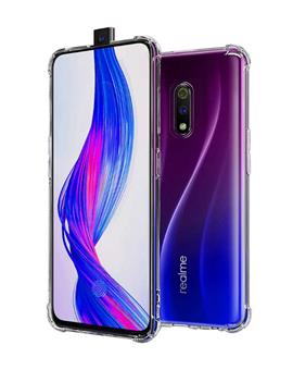 Case for Realme X Transparent Bumper Corner Soft Silicone TPU Flexible Back Cover for Realme X