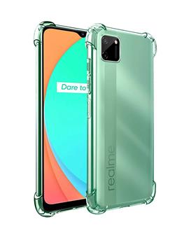 TPU Cover for Realme C11 Transparent Bumper Corner Soft Silicone TPU Flexible Back Cover for Realme C11