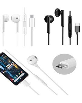 Type C Earphones for Rich Bass and Noise Cancellation, Unique Sports Earphone with USB Type C Port (Compatible with OnePlus 6 6T 7 7T 7Pro 8 8T 8Pro Nord,Oppo,VIVO)