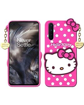 Hello Kitty Silicone Rubber Back Cover for OnePlus Nord