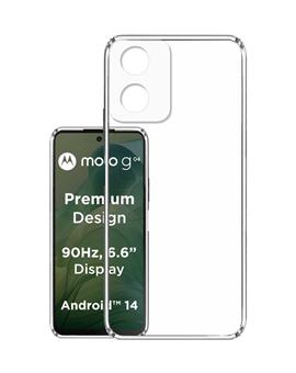 RRTBZ Motorola G04 Case Soft Silicon Flexible Back Case Cover Compatible for Moto G04 / Motorola G04