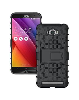 TBZ Hard Grip Rubberized Kickstand Back Cover Case for Asus Zenfone Max ZC550KL