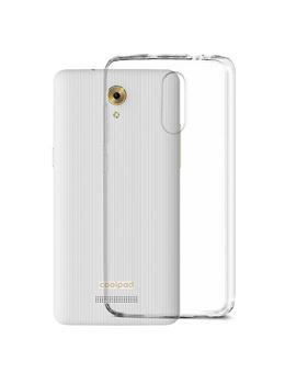 TBZ Transparent Silicon Soft TPU Slim Back Case Cover for Coolpad Mega 3