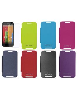 TBZ Flip Case Cover For Motorola Moto E XT1022