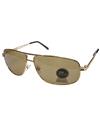TBZ Brown Aviator UV Protection Golden Freame Sunglasses