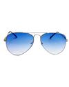 TBZ Blue Gradient Aviator Sunglasses
