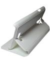 TBZ Premium Leather Window Flip Cover Case for Coolpad Note 3 -White