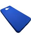 TBZ Rubberised Silicon Soft Back Cover Case for OnePlus 5  -Blue