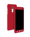 TBZ 360 Degree Protection Front & Back Case Cover for Lenovo K8 Note -Red