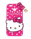 TBZ Cute Hello Kitty Soft Rubber Silicone Back Case Cover  for Xiaomi Redmi A1 -Pink