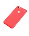 TBZ Soft TPU Slim Back Case Cover for OnePlus 5T  -Red