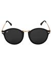 RRTBZ Black Rising Star Round Shape Sunglasses