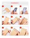 TBZ Cover For OnePlus 5T Ultra-thin 3 in 1 Anti-Scratch Anti-fingerprint Shockproof Resist Cracking Electroplate Metal Texture Armor PC Hard Back Case Cover -Red
