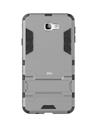 TBZ Cover for Samsung Galaxy On7 Prime Tough Heavy Duty Shockproof Armor Defender Dual Protection Layer Hybrid Kickstand Back Case Cover- Grey