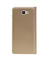 TBZ PU Leather Flip Cover Case for Samsung Galaxy On7 Prime -Golden