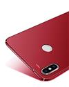 TBZ All Sides Protection Hard Back Case Cover for Xiaomi Redmi Note 5 Pro -Red