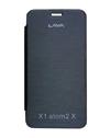 TBZ Flip Cover Case for Lava Iris Atom 2X -Black