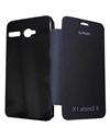 TBZ Flip Cover Case for Lava Iris Atom 2X -Black