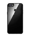 TBZ Transparent Hard Back with Soft Bumper Case Cover for OPPO F7  - Black