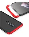 TBZ Cover fer OnePlus 6 -Ultra-thin 3-In-1 Slim Fit Complete 3D 360 Degree Protection Hybrid Hard Bumper Back Case Cover -Black