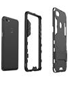 TBZ Cover for Oppo F7 -Tough Heavy Duty Shockproof Armor Defender Dual Protection Layer Hybrid Kickstand Back Case Cover - Black