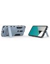 TBZ Tough Heavy Duty Shockproof Dual Protection Layer Hybrid Kickstand Back Case Cover for OnePlus 6 -Blue