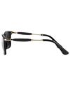 TBZ Silver Murcury Rubber Stick Mercury Square Wayfarer Sunglasses