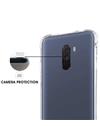 TBZ Cover for Poco F1 Transparent Bumper Corner TPU Case Cover