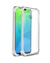 TBZ Transparent Bumper Corner TPU Case Cover for Oppo Realme 2