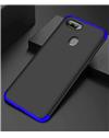 TBZ Cover for Oppo F9 Pro Ultra-thin 3-In-1 Slim Fit Complete 3D 360 Degree Protection Hybrid Hard Bumper Back Case Cover - Blue